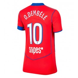 Paris Saint-Germain Ousmane Dembele #10 Derde tenue Dames 2025-26 Korte Mouw